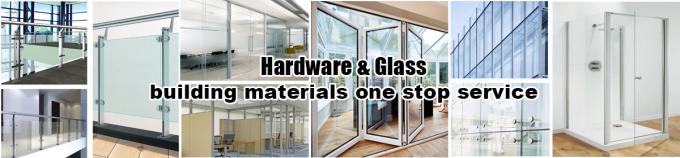 Aluminium Frame Kaca Pivot Pintu dengan EPDM Rubber Seal Strip untuk Kepuasan Pelanggan 0