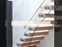 Baut Penahan Panel Dudukan Penyangga Baja Tahan Karat Perangkat Keras untuk Tangga Luar Ruangan Balkon