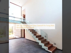 Baut Penahan Kaca Stainless Steel 304 316 Sistem Pemasangan Rel