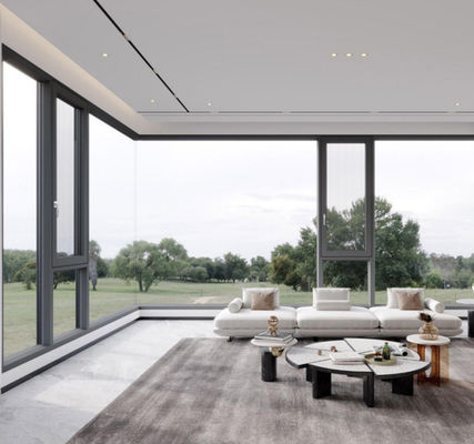 Perbaikan Mudah Aluminium Swing Window Corrosion Resistant Swing Glass Window