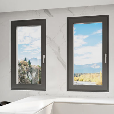 Jendela Casement Residential yang Dibuka ke Luar Mudah dipasang