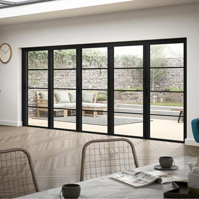 SZG Rumah Aluminium Double Glass Swing Door Untuk Keamanan Dan Lemes Buka