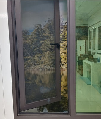 Fashion Aluminium Swing Window Anodized Finished Ke Luar Membuka Jendela