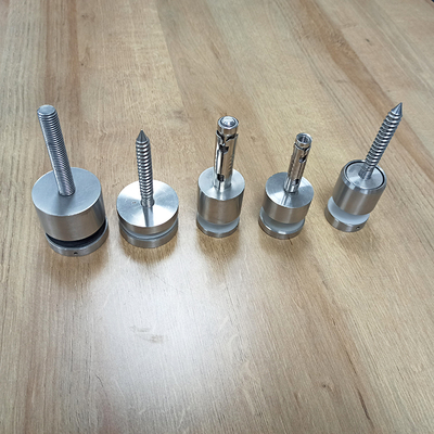 Stainless Steel yang disesuaikan 304 316 Standar Wall Mounting Untuk Balkon Tangga Gelas Balok