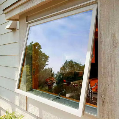 High Security Aluminium Frame Tilt And Turn Window dengan Single Awing