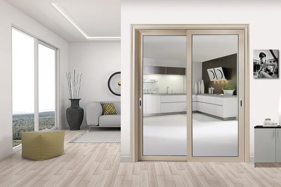 Black Typhoon Resistance Aluminium Sliding Door Aluminium Frame 1.5 Aluminium Sliding Door