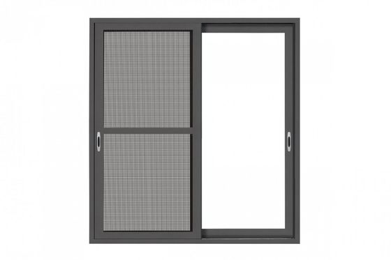 Black Typhoon Resistance Aluminium Sliding Door Aluminium Frame 1.5 Aluminium Sliding Door