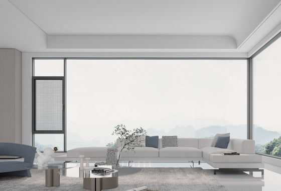 Keamanan Laminated Glass Aluminium Casement Windows ketahanan perawatan