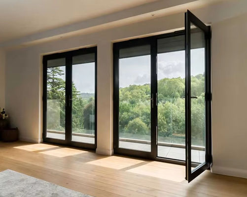 Desain Custom Keamanan Aluminium Pintu Ayunan Mudah Instalasi Pintu Ayunan Kaca