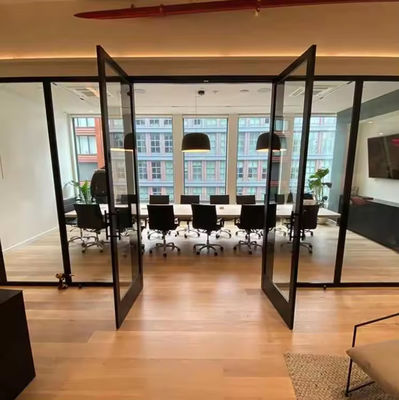 Heavy Duty Aluminium Frame Swing Door Thermal Break Perbaikan mudah