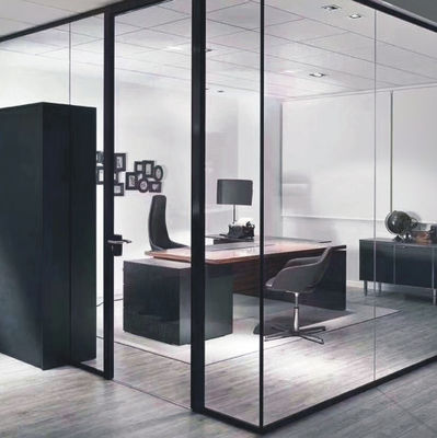 Laminasi tahan lama tebal aluminium pintu ayunan tempered kaca terisolasi