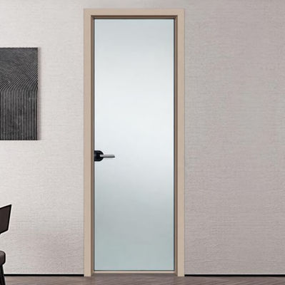 Aluminium tahan debu Swing Door Heavy Duty Powder Coated Metal Swing Door