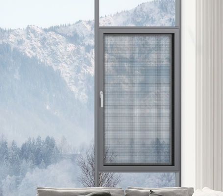 Jendela Casement Residential yang Dibuka ke Luar Mudah dipasang