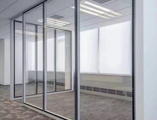 Ukuran yang disesuaikan Aluminium Swing Door Tempered Insulated Swing Glass Door