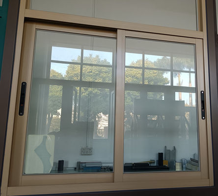Customized Aluminium Sliding Window Menghemat Energi Aluminium Sliding Glass Window