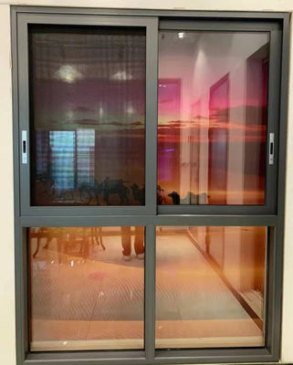 Customized Komersial Aluminium Windows Sliding Untuk Perlindungan Serangga