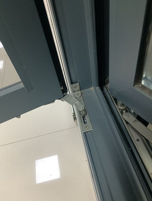 Aluminium Alloy Inward Opening Casement Windows Tahan Cuaca