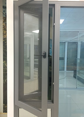 Customized Inward Swing Casement Windows Mudah Bersih Untuk Bangunan Komersial