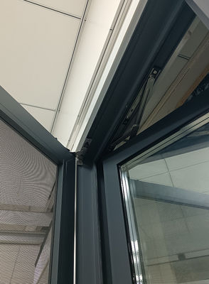 Anodized Aluminium Finished Swing Window Customized Aluminium Casement Windows