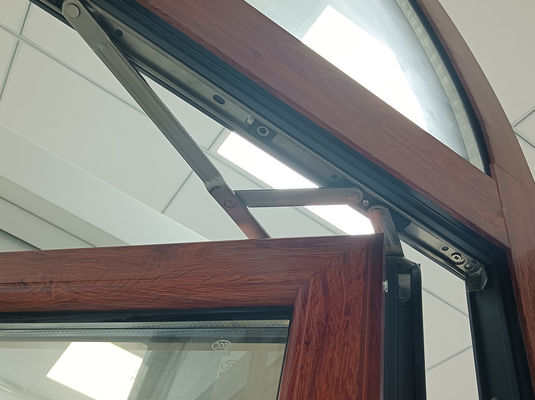 Desain Modern Jendela Dapur Swing Out Dengan Kaca Isolasi Tempered