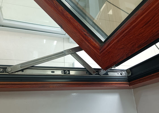 Desain Modern Jendela Dapur Swing Out Dengan Kaca Isolasi Tempered