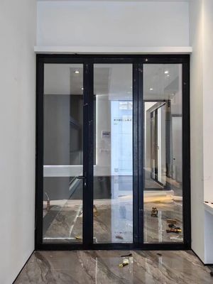 Efisiensi Energi Pintu Lipat Aluminium Profil Kental Pintu Lipat Kaca