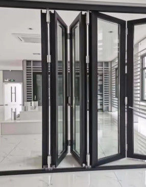 Pintu Lipat Aluminium Kerangka Langsing Gaya Modern Pintu Akordion Aluminium