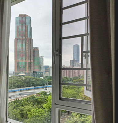 Double Glazed Aluminium Swing Window Customized Swing Glass Window