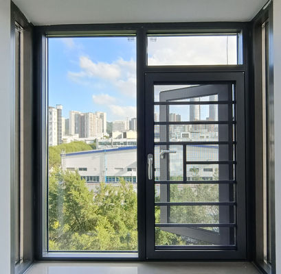 High Security Lockable Window Swings Buka Dengan Multi Point Locking