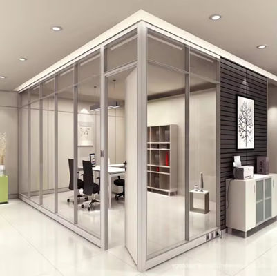 Rumah Sakit Kaca Partisi Tembok Korosi tahan Soundproof Kantor Partisi