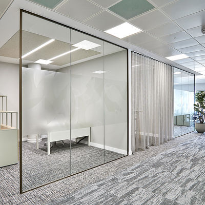 Perpaduan kaca yang dapat dilepas dengan rangka ramping Kaca bening dan tempered