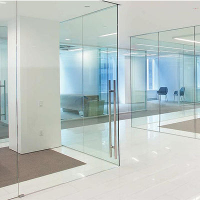 Aluminium Profil Heavy Duty Sliding Glass Room Dividers dengan Desain Modern