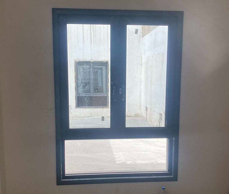 Aluminium terisolasi miring dan memutar jendela Customized Aluminium badai jendela