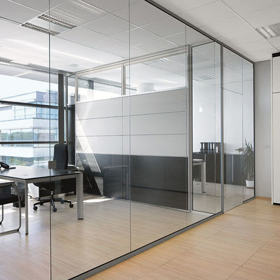 Keamanan Komersial Pembagian Kaca Dalam Kantor Pembagian Kaca Bintang Bunyi