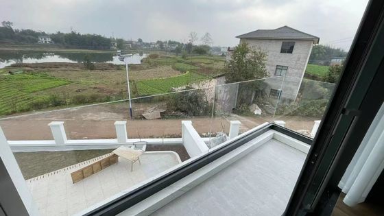 Aluminium tanpa bingkai U Channel Glass Railing U Channel Balustrade