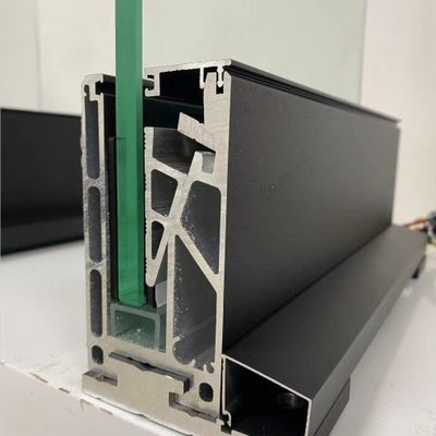 Sistem Saluran U Kaca Tempered 800-1200mm yang Stabil dengan Pegangan Tangan Aluminium untuk Keamanan dan Daya Tarik Estetika