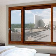 Jendela geser aluminium terisolasi double glazed tempered glass dengan garansi 10 tahun dan ketahanan angin