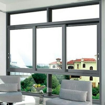 Jendela Aluminium Termal dengan Hardware Baja Tidak Berlemak untuk Konstruksi