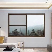 Jendela Aluminium Termal dengan Hardware Baja Tidak Berlemak untuk Konstruksi