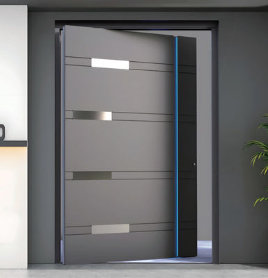 Customized Aluminium Alloy Pivot Entry Door Heavy Duty Glass Revolving Door