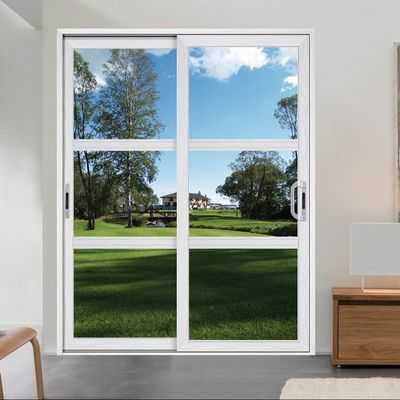 Kinerja yang kokoh tahan lama pintu kaca geser besar untuk umur panjang rentang 50 tahun