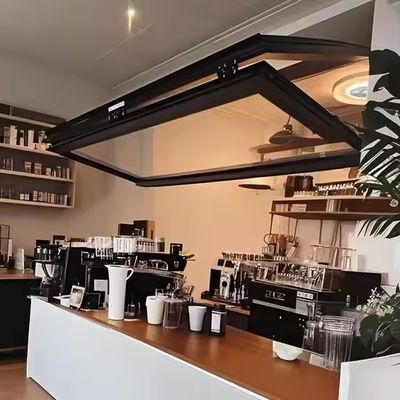 Aluminium Fold Up Windows dengan Isolasi Suara Kaca Ganda dan Solid Tempered Glass