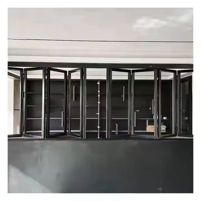 Commercial Hurricane Proof Bifold Windows dengan EDPM Rubber Strip Window Seal dan Hardware
