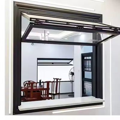 Jendela Lipat Aluminium Bergaya Modern dengan Kaca Tempered Terisolasi dan Ketebalan Kaca yang Disesuaikan
