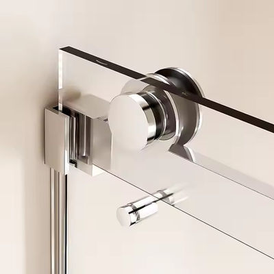 Hotel Disesuaikan Sliding Tempered Glass Shower Cabin Shower Enclosure Pintu geser