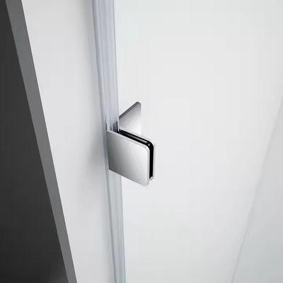 Airproof dan terisolasi Pintu geser mandi dalam rangka stainless steel dengan kaca