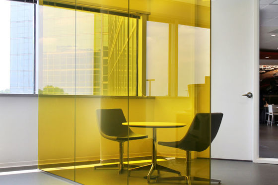 Full View Frameless Glass Transparent Partition Wall untuk Kantor, Rumah, Lokakarya