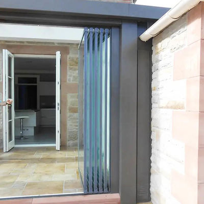 Pintu Lipat Aluminium yang Dapat Disesuaikan dengan Material Profil 6063-T5 dan Kaca Tempered 12mm