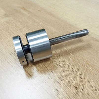 Sistem Pagar Kaca Standoff Stainless Steel 304/316 yang Dapat Disesuaikan dengan Diameter 30mm/42.4mm untuk Kaca 8-12mm