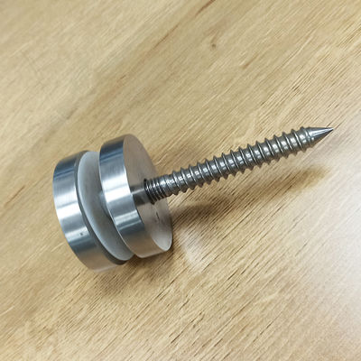 Sistem Pagar Kaca Standoff Stainless Steel 304/316 yang Dapat Disesuaikan dengan Diameter 30mm/42.4mm untuk Kaca 8-12mm